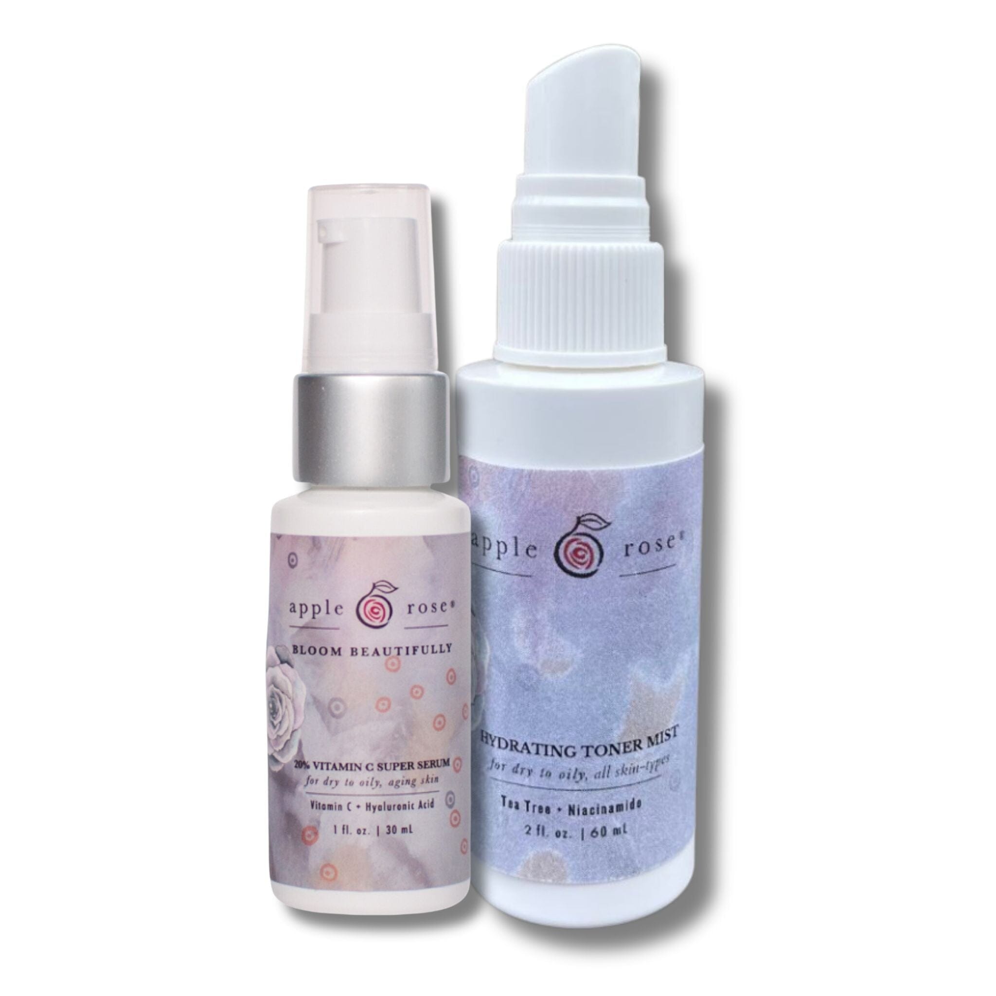 Daytime Hydration Bundle from Apple Rose Beauty natural and organic skin care and organic beauty